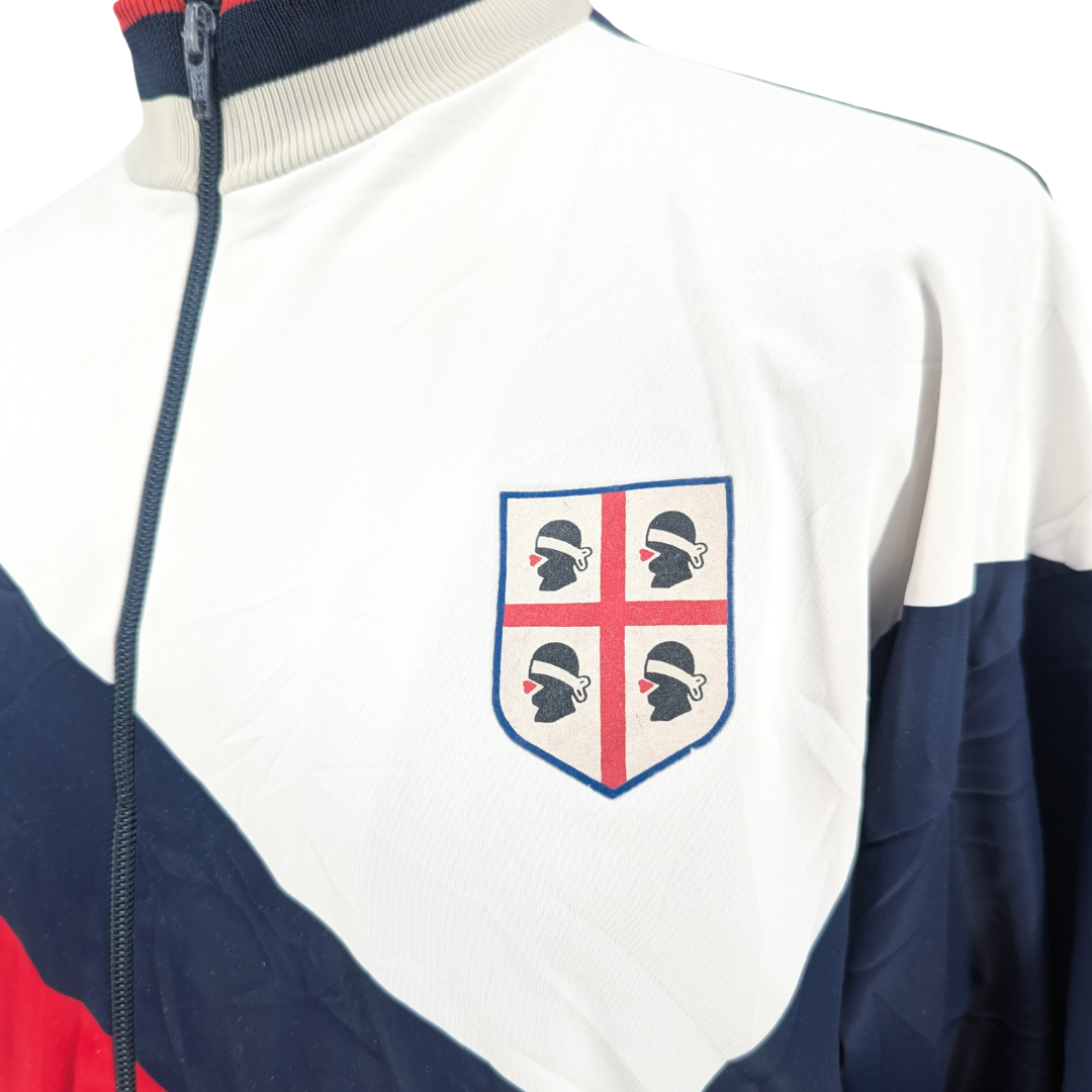 Cagliari training football jacket 1990/91 - (M)