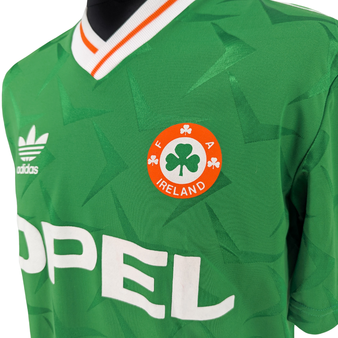 Ireland home football shirt 1990/92 - (L)