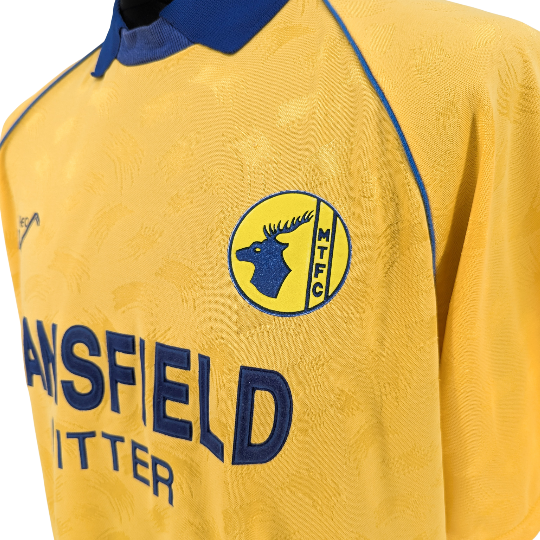 Mansfield Town home football shirt 1990/91 - (XL)