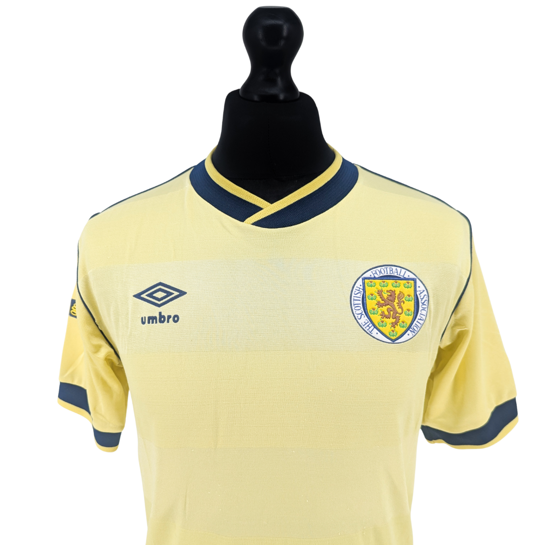 Scotland away football shirt 1985/88