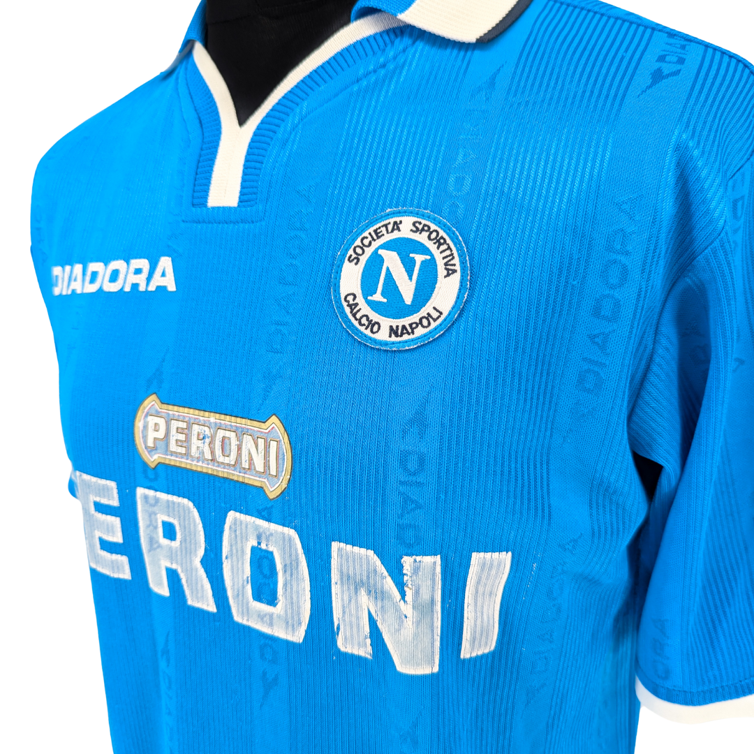 Napoli home football shirt 2001/02 - (L)