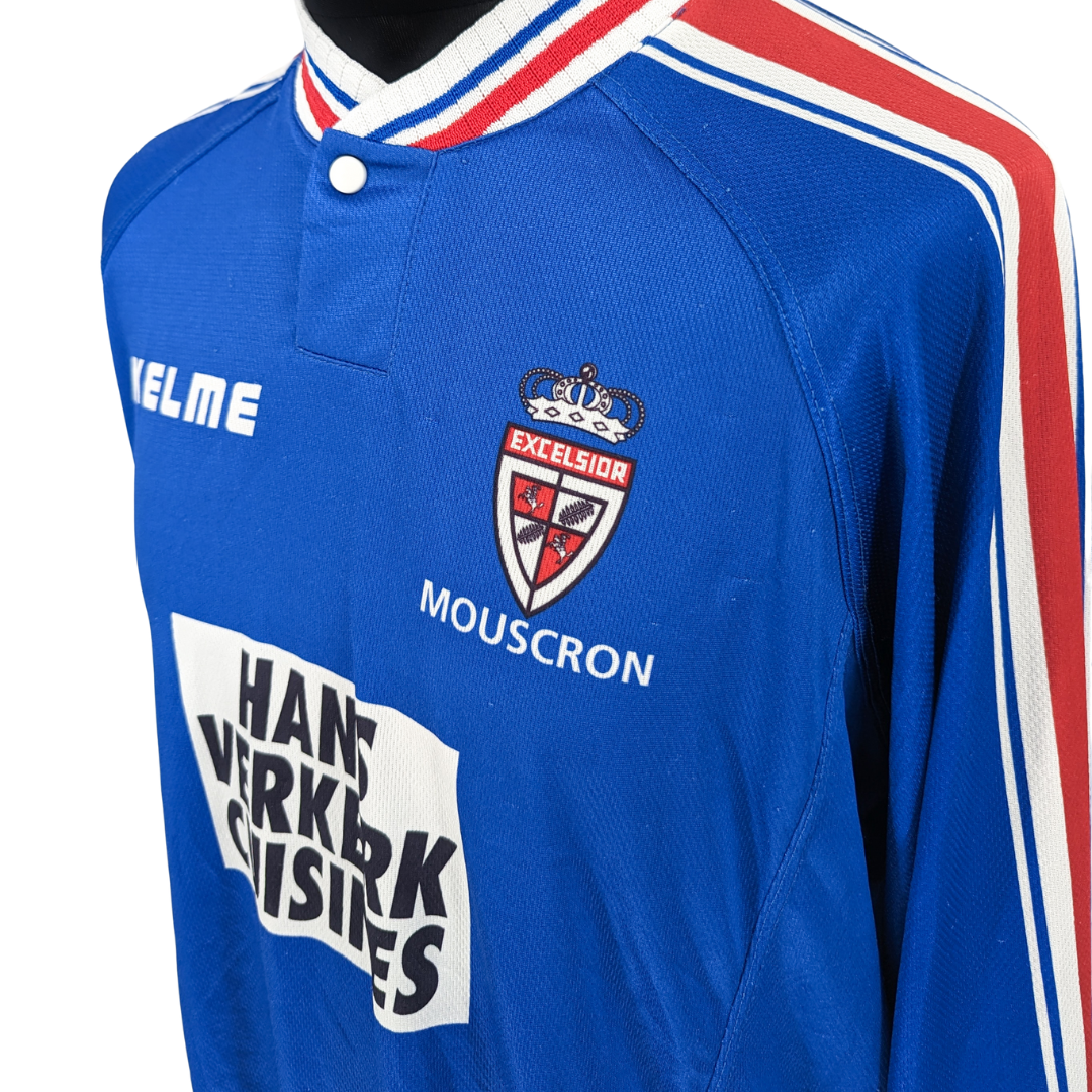 Excelsior Mouscron European away football shirt 1997/99
