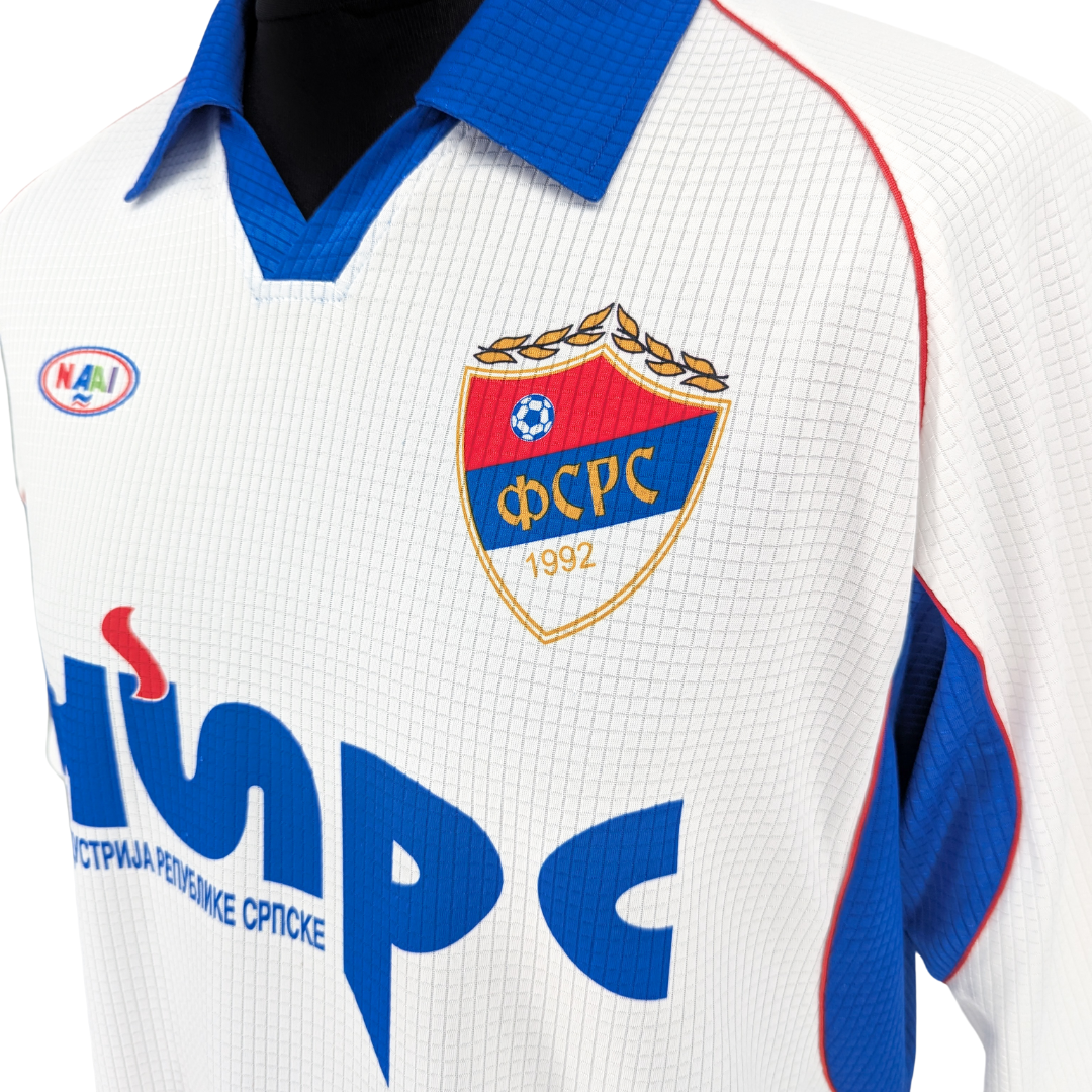Republika Srpska away football shirt 1999/01