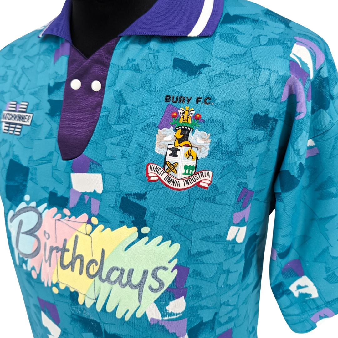 Bury away football shirt 1993/94