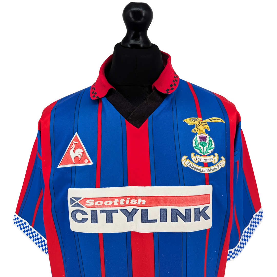 Inverness Caledonian Thistle home football shirt 1996/97