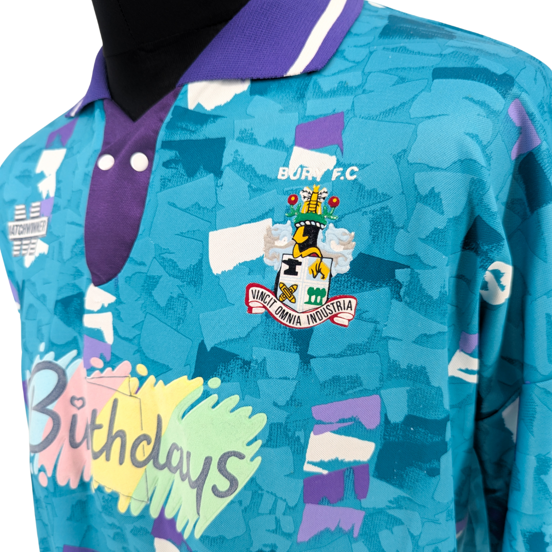 Bury away football shirt 1993/94 - (XL)