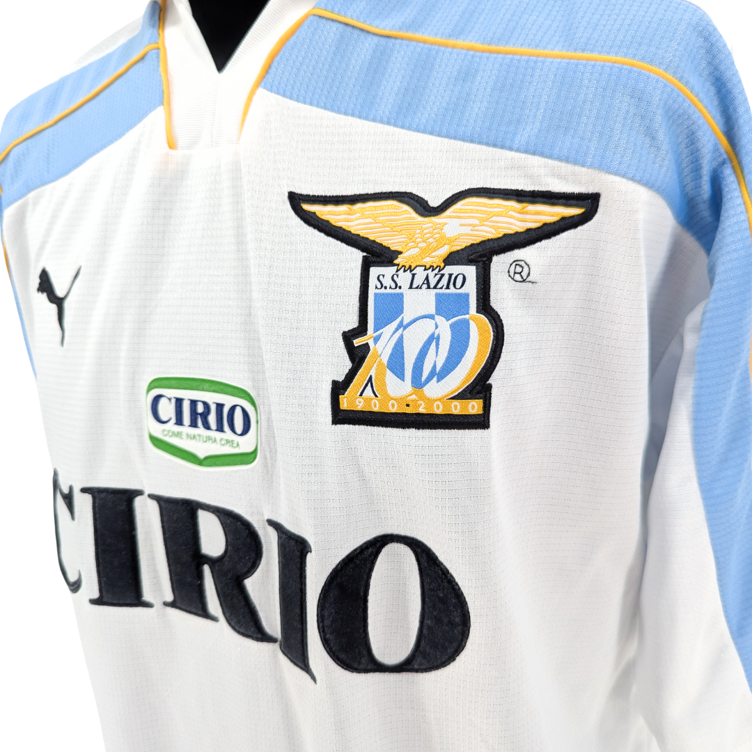 Lazio centenary home football shirt 1999/00 - (L)