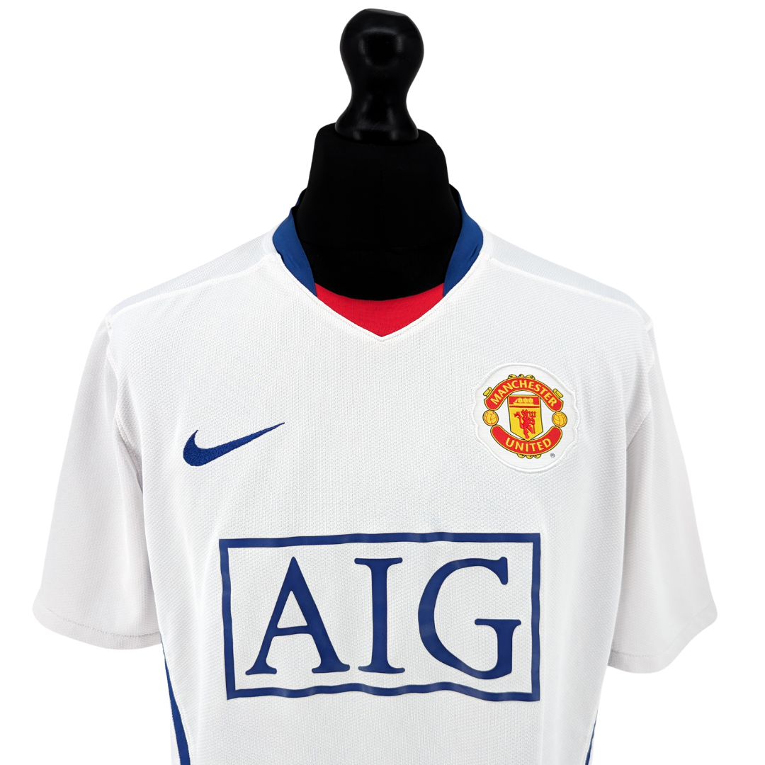 Manchester United away football shirt 2008/09 - (L)