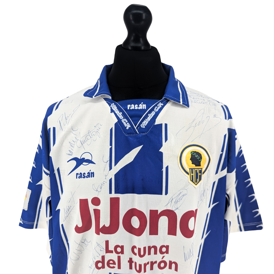 Hercules signed home football shirt 1996/97 - (XXL)