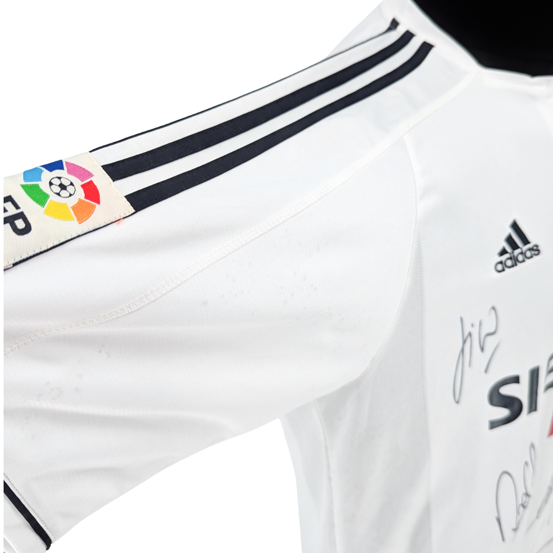 Real Madrid signed home football shirt 2003/04 - (XL)