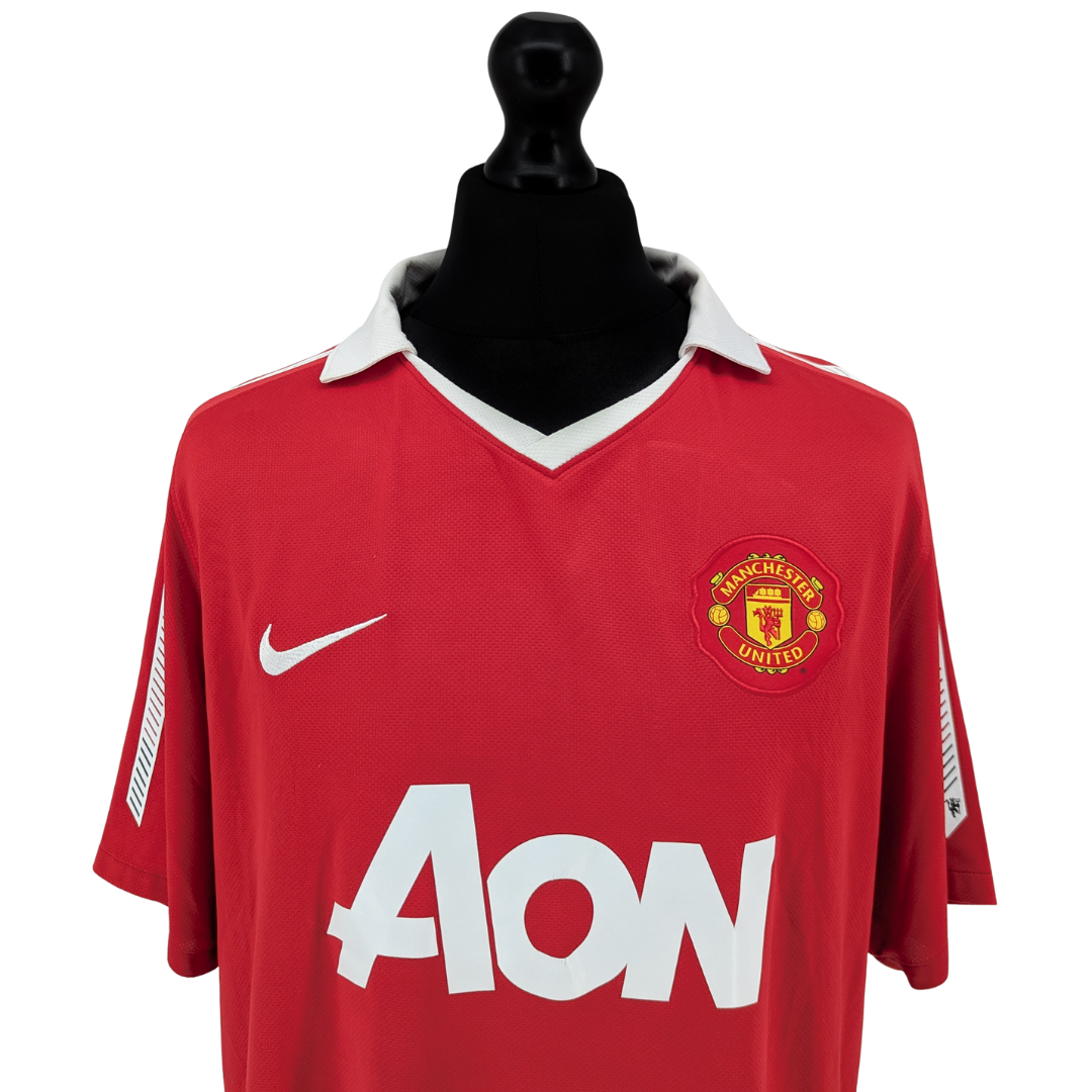 Manchester United home football shirt 2010/11 - (XL)