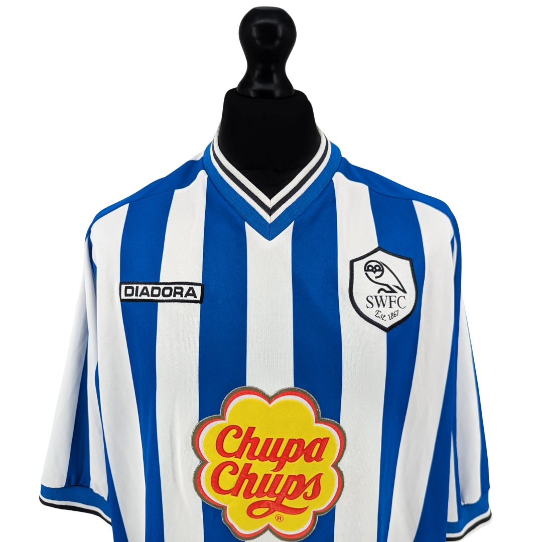 Sheffield Wednesday home football shirt 2001/03 - (XXL)