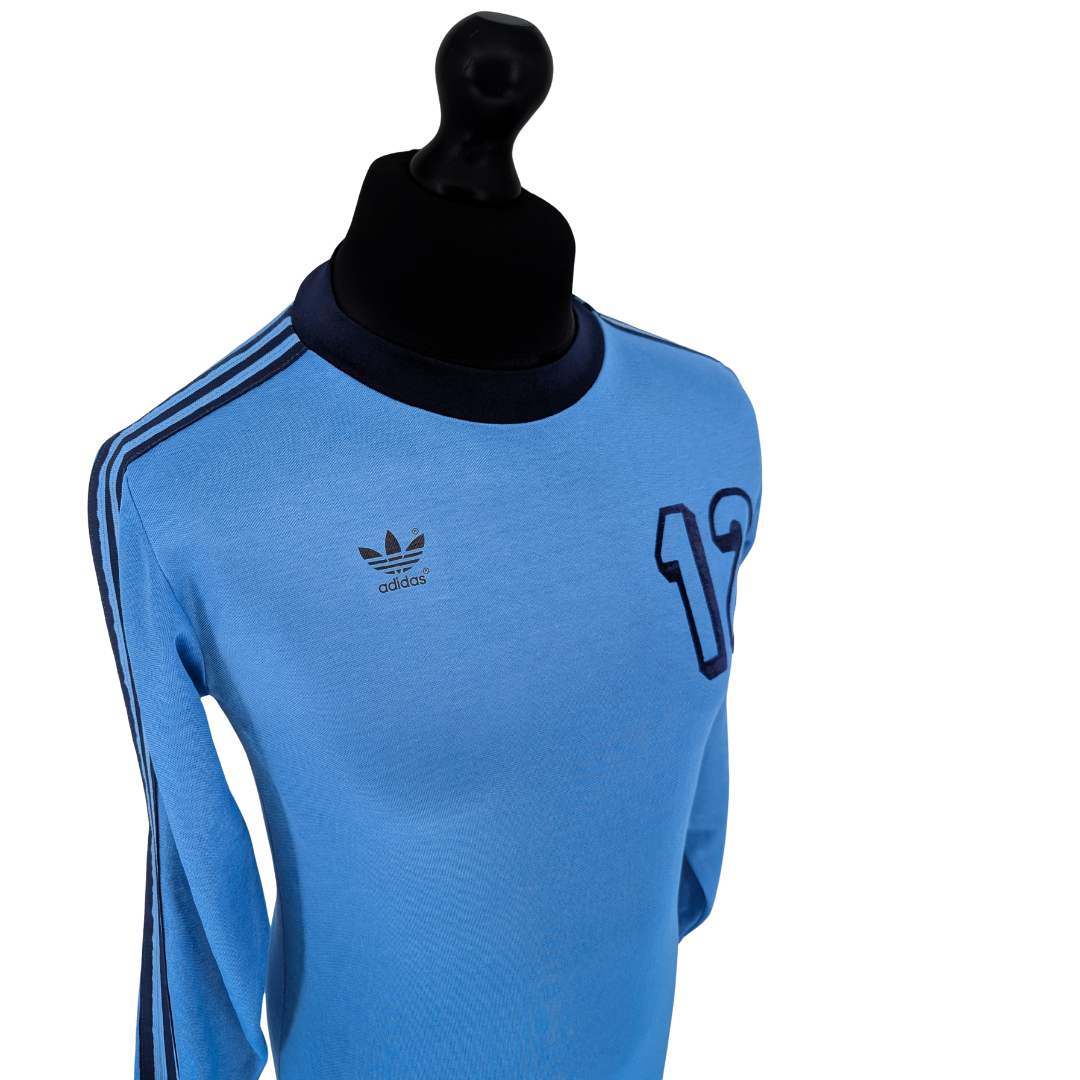 Adidas template football shirt 1980s - (M)