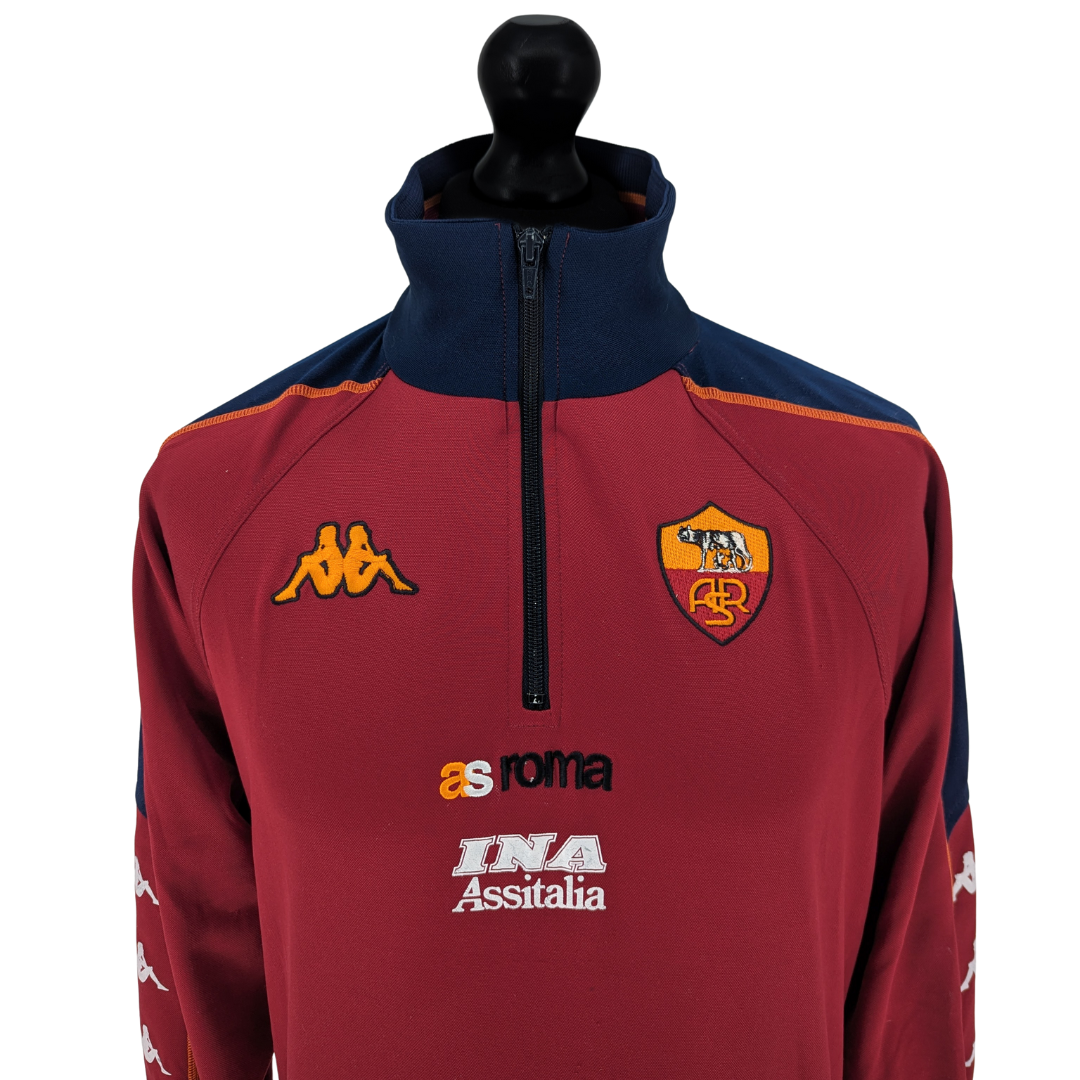 Roma training football sweatshirt 2000/01 - (XS)