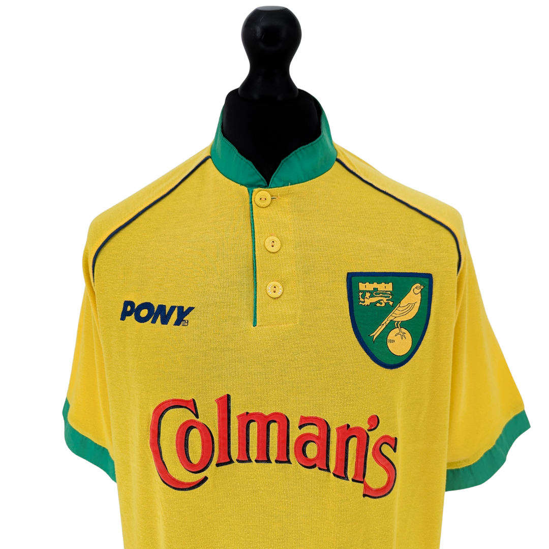 Norwich City home football shirt 1996/97 - (L)