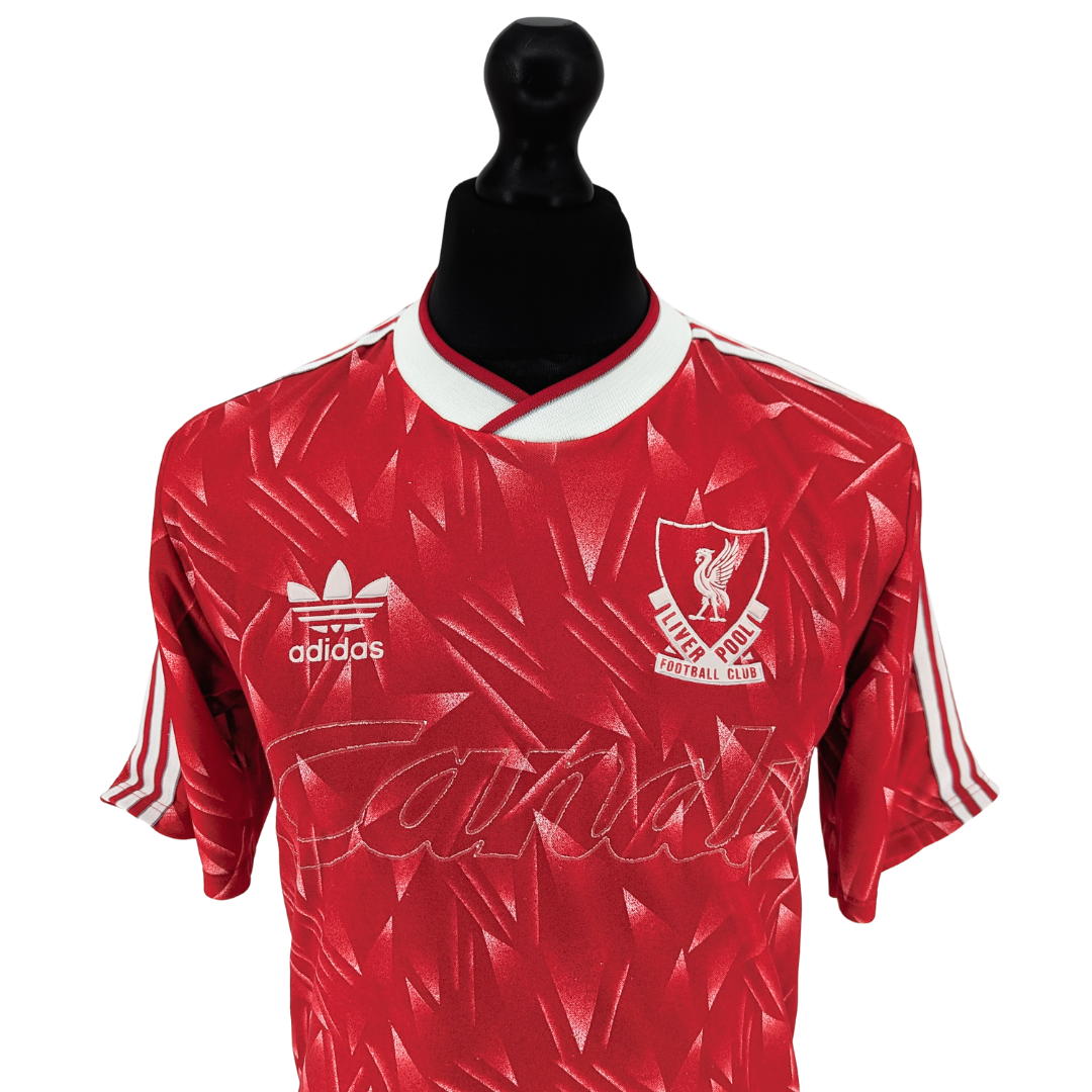 Liverpool home football shirt 1989/91 - (S)