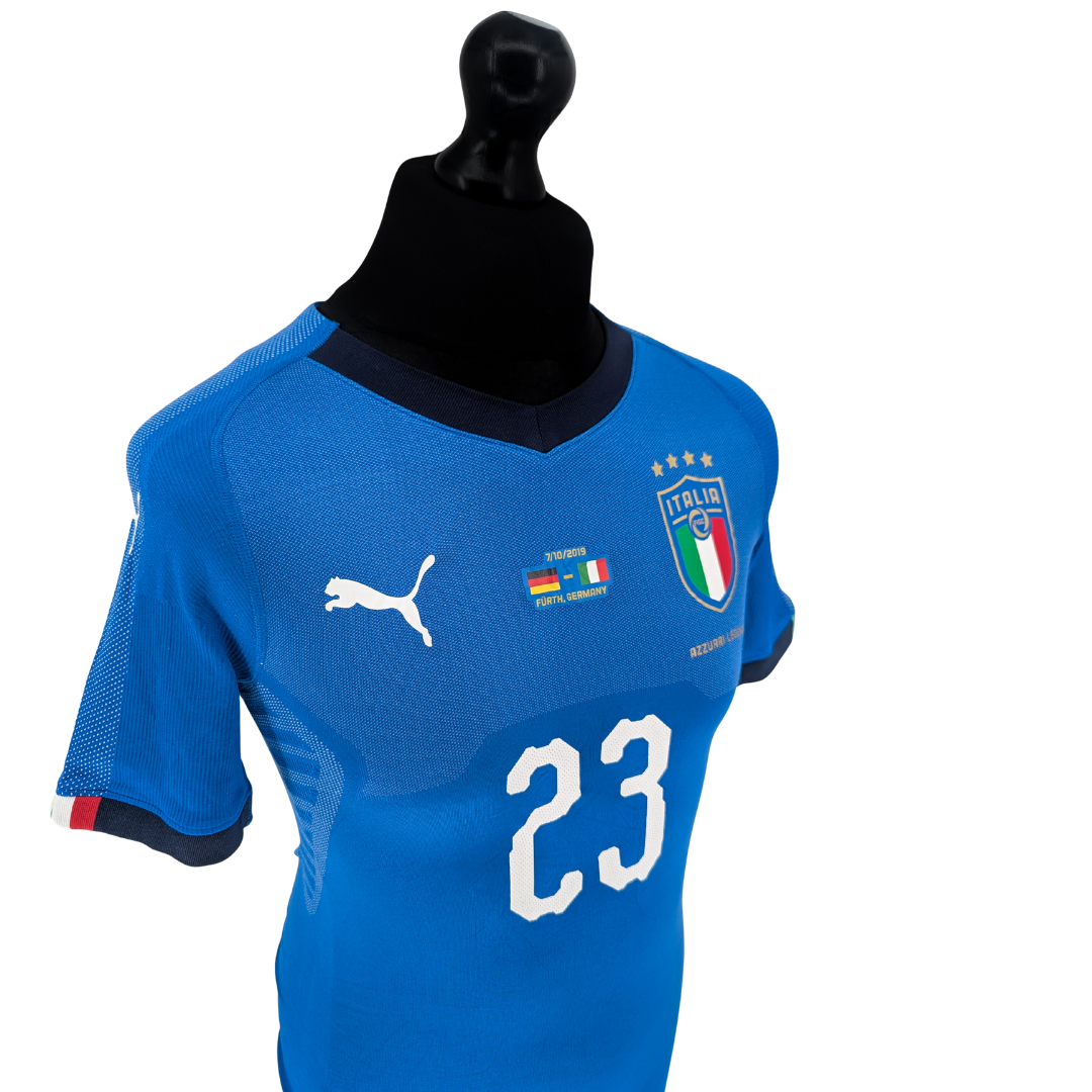 Italy Legends 'vs Germany All-Stars' signed home football shirt 2018/19 - (M)