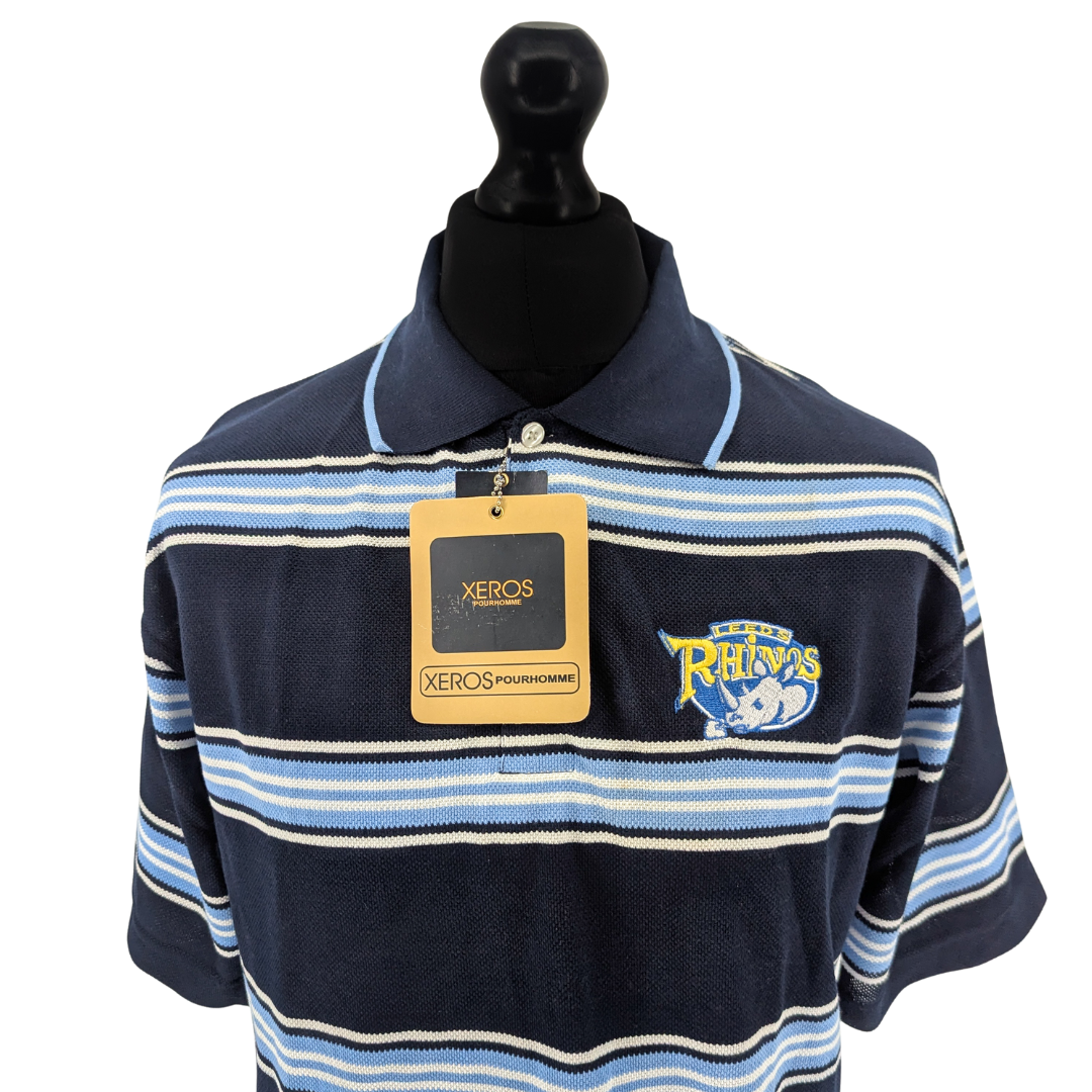Leeds Rhinos leisure rugby shirt 2000s - (L)