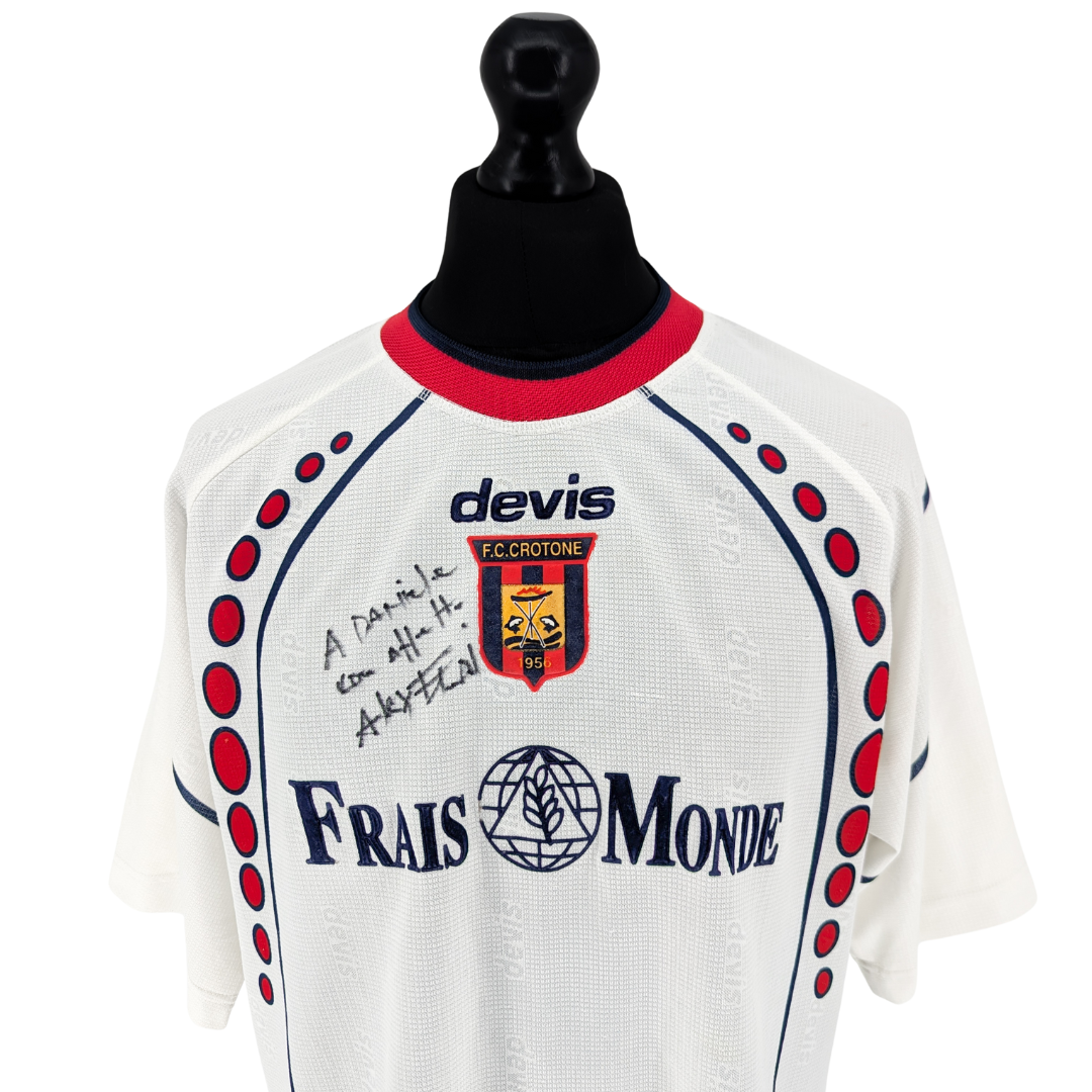 Crotone signed Serie C1 Playoffs away football shirt 2003/04 - (XL)