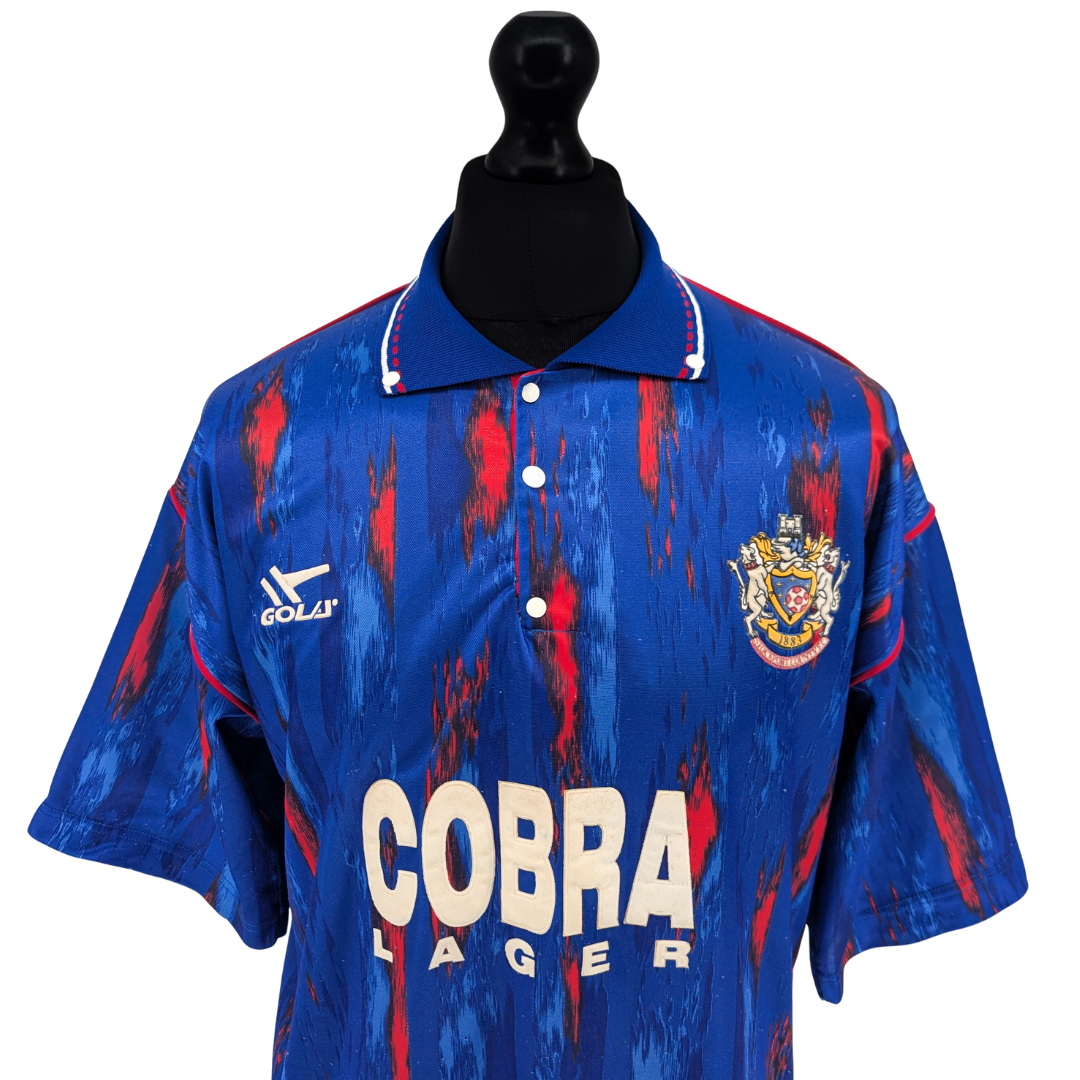 Stockport County home football shirt 1991/92 - (M)