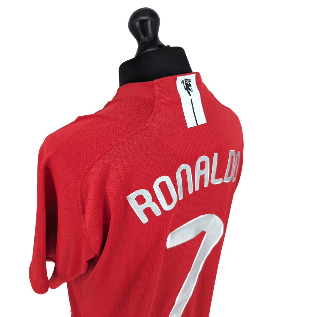 Manchester United home football shirt 2007/09