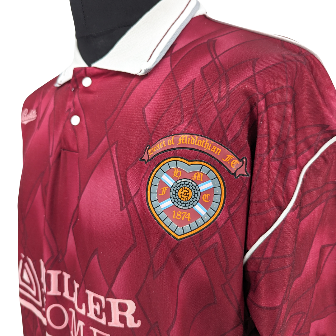Heart of Midlothian home football shirt 1990/91