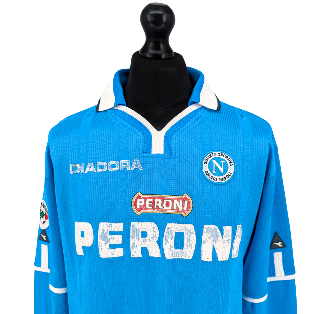 Napoli home football shirt 2001/02 - (XL)