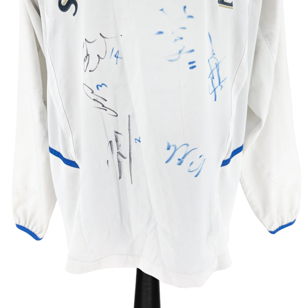 Leeds United signed home football shirt 2002/03