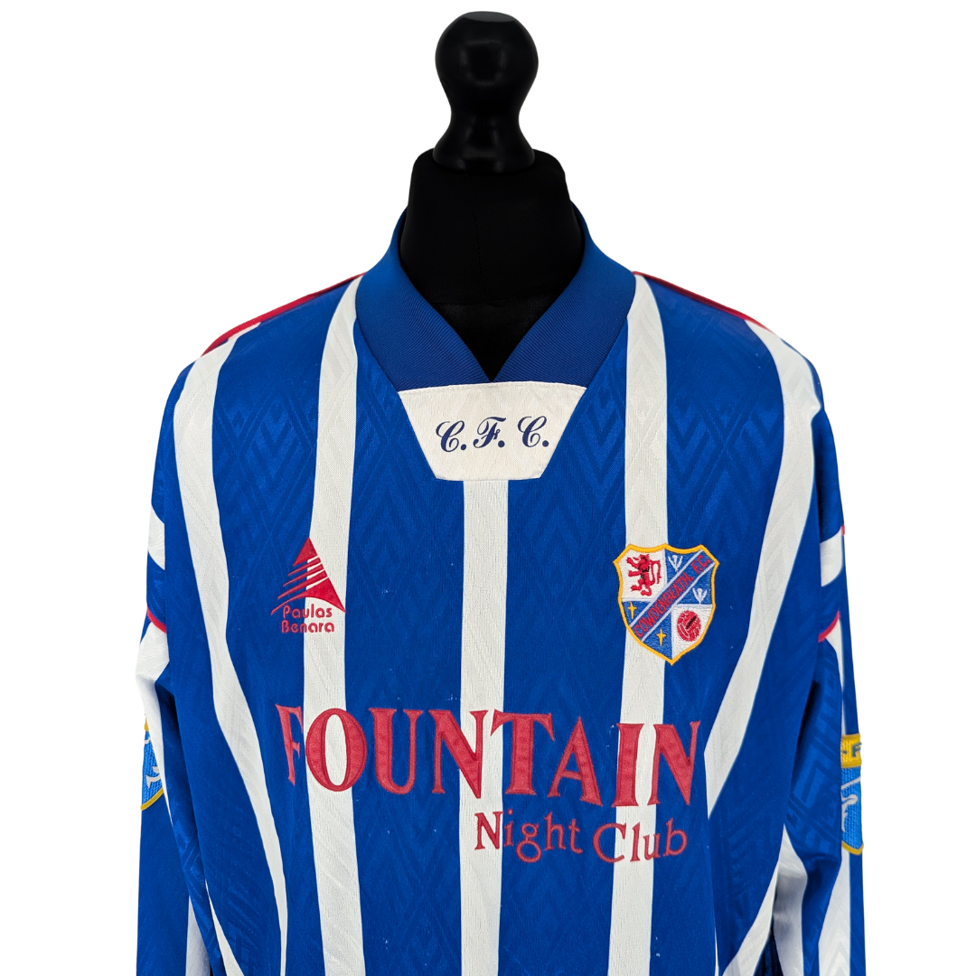 Cowdenbeath home football shirt 1995/96 - (XL)