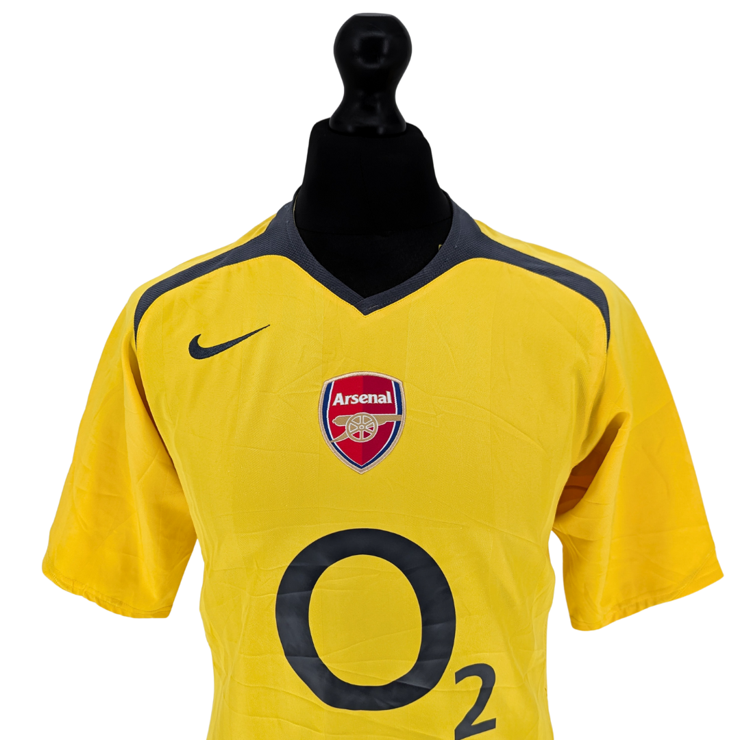 Arsenal away football shirt 2005/06 - (S)