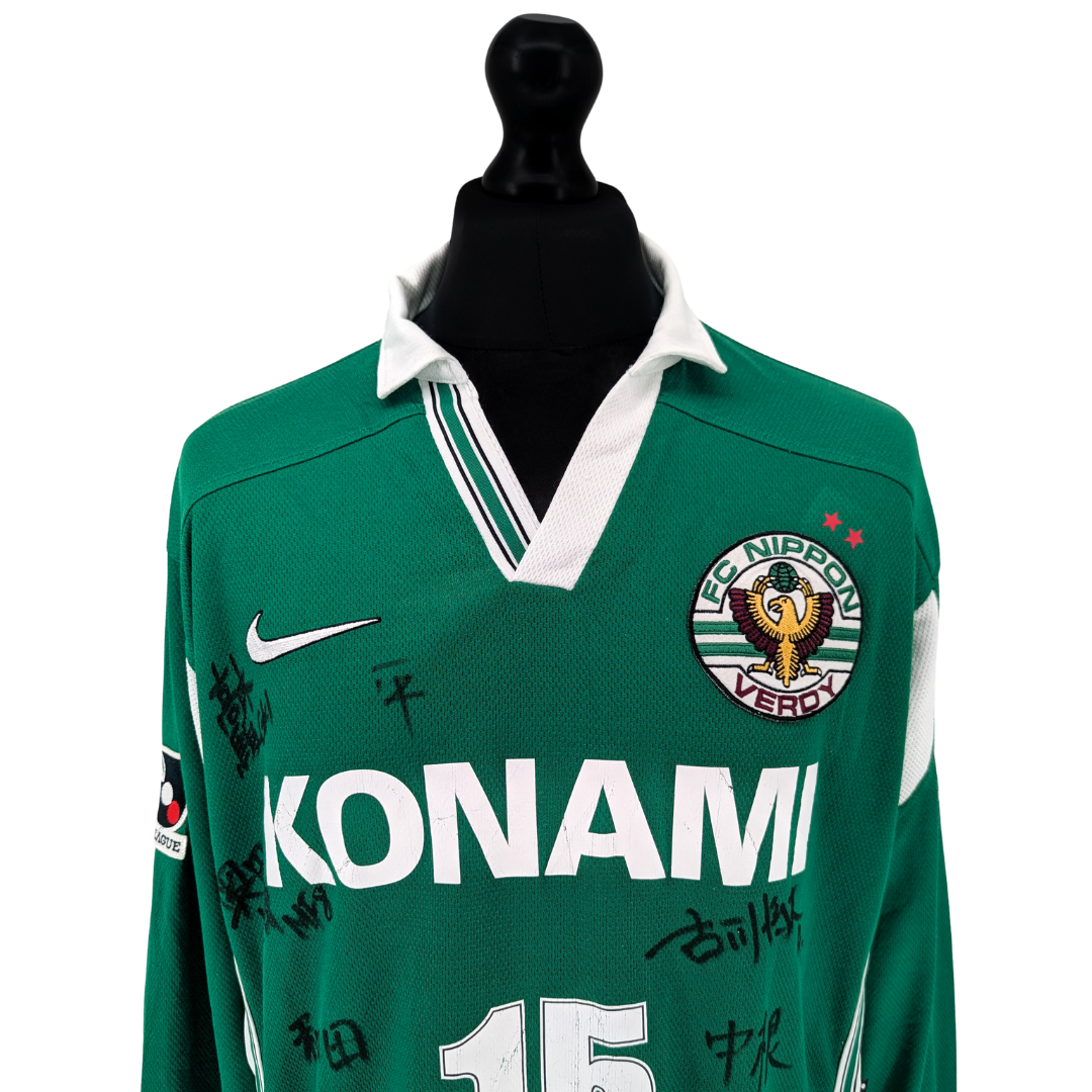 Tokyo Verdy signed home football shirt 1999/00 - (XL)