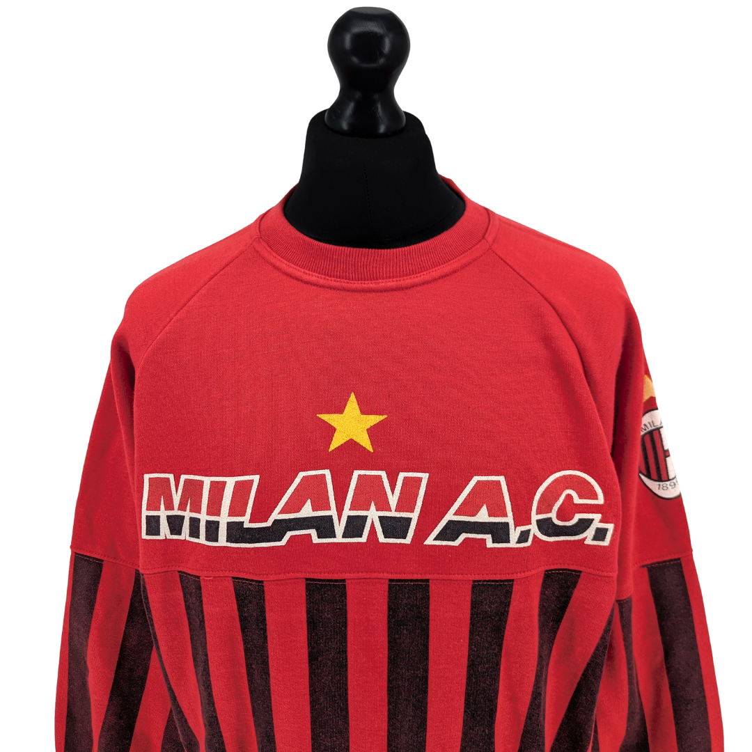 AC Milan football sweatshirt 1990/91 - (M)