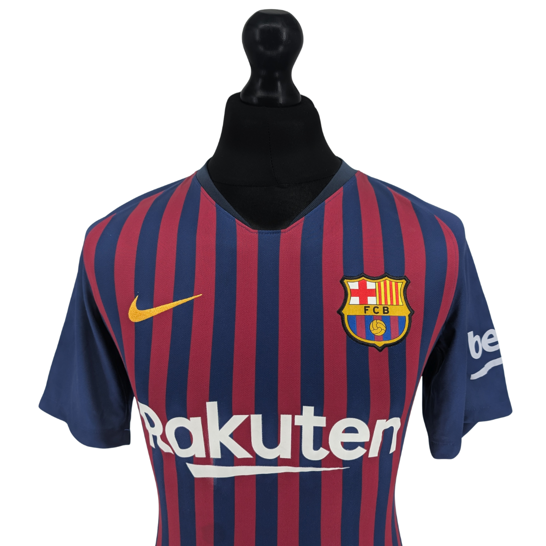 Barcelona signed home football shirt 2018/19 - (S)