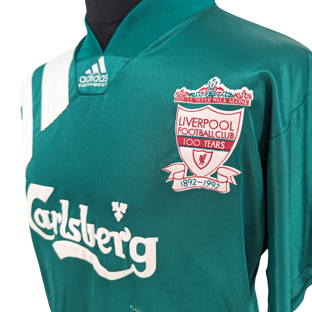 Liverpool away football shirt 1992/93 - (L)