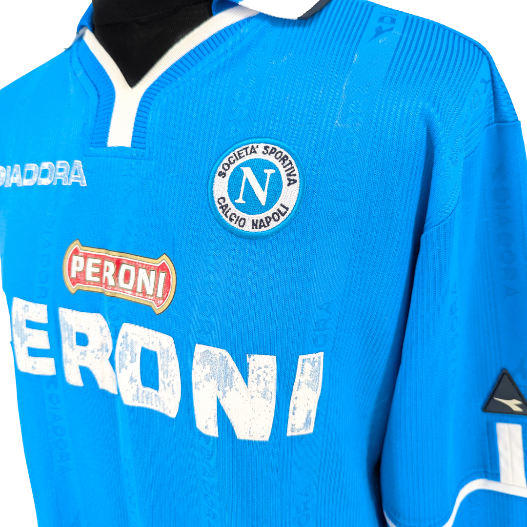 Napoli home football shirt 2001/02 - (XL)
