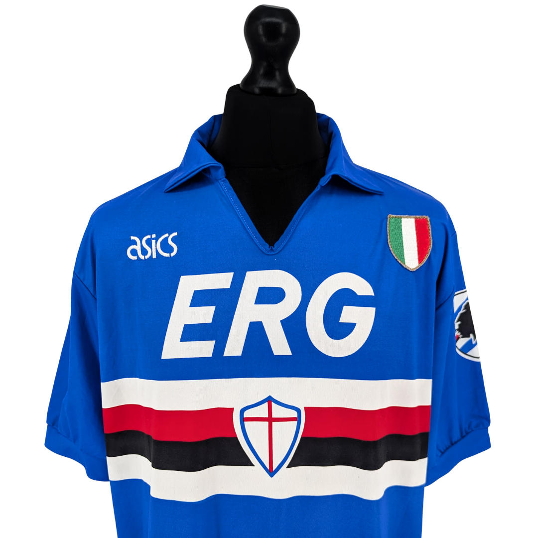 Sampdoria home football shirt 1991/92 - (XXL)