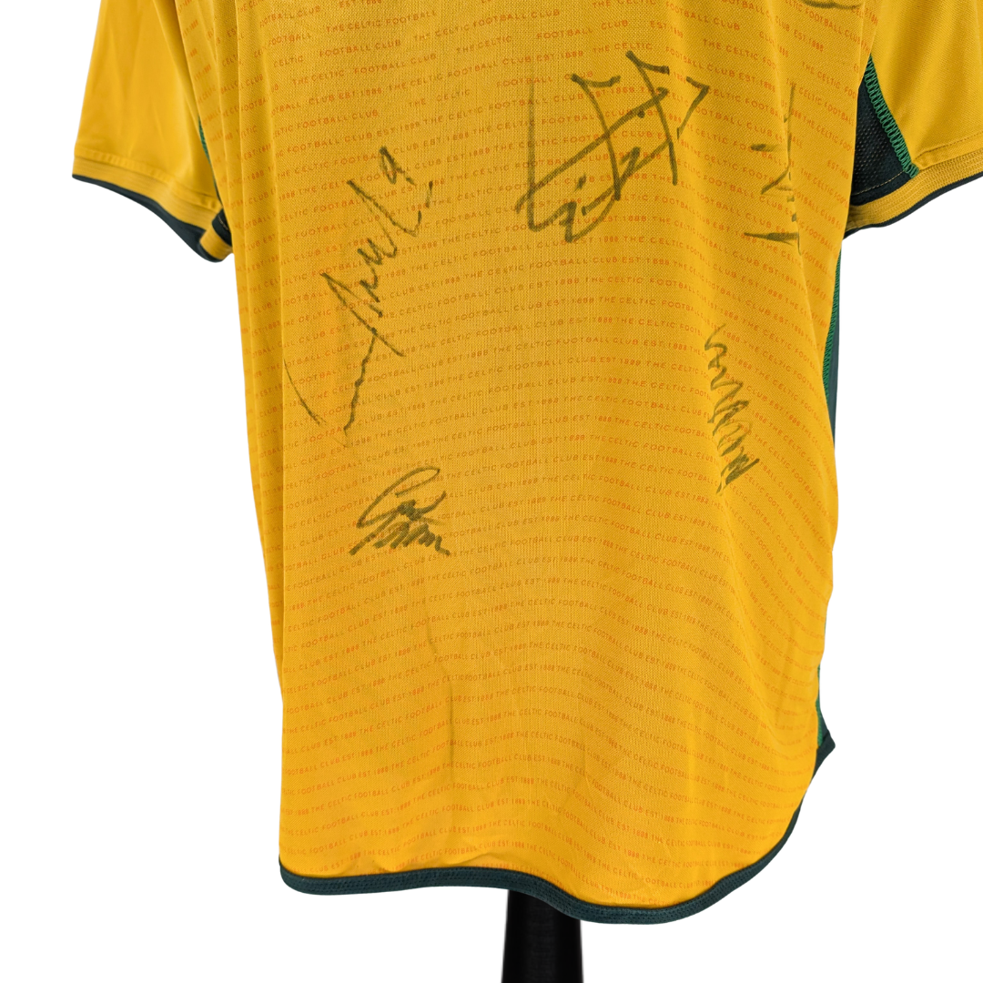 Celtic signed away football shirt 2002/04 - (L)