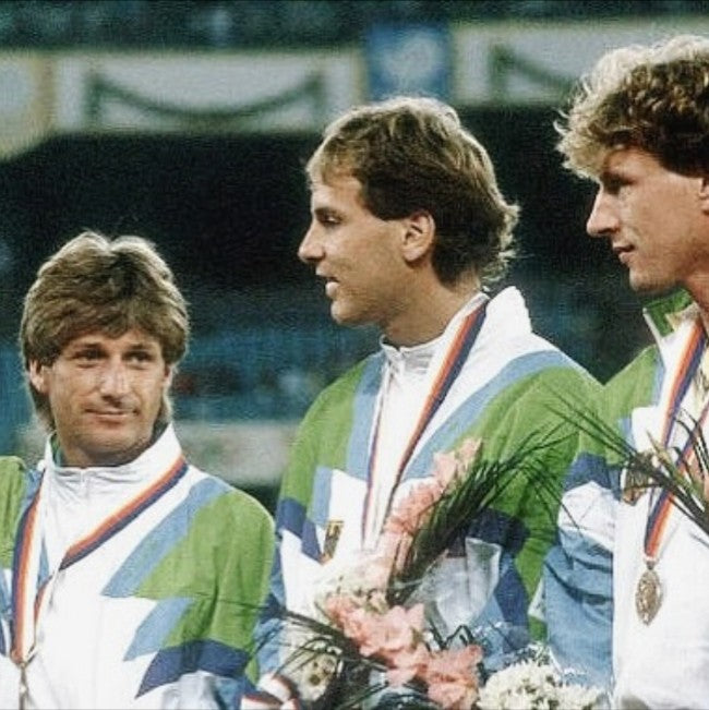 West Germany Olympics training football jacket 1988