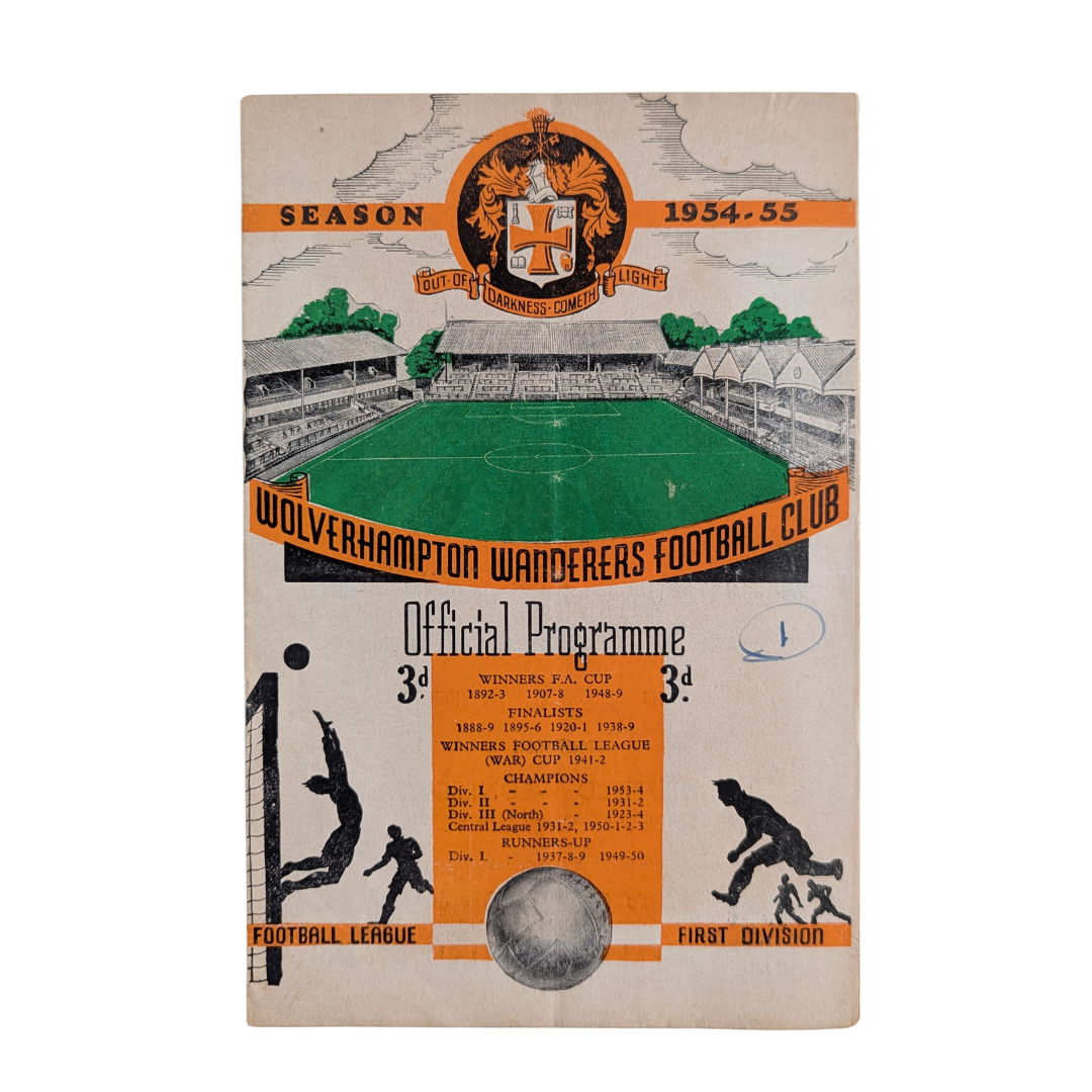 Football League First Division 1954/55 - Wolverhampton Wanderers vs Sheffield Wednesday