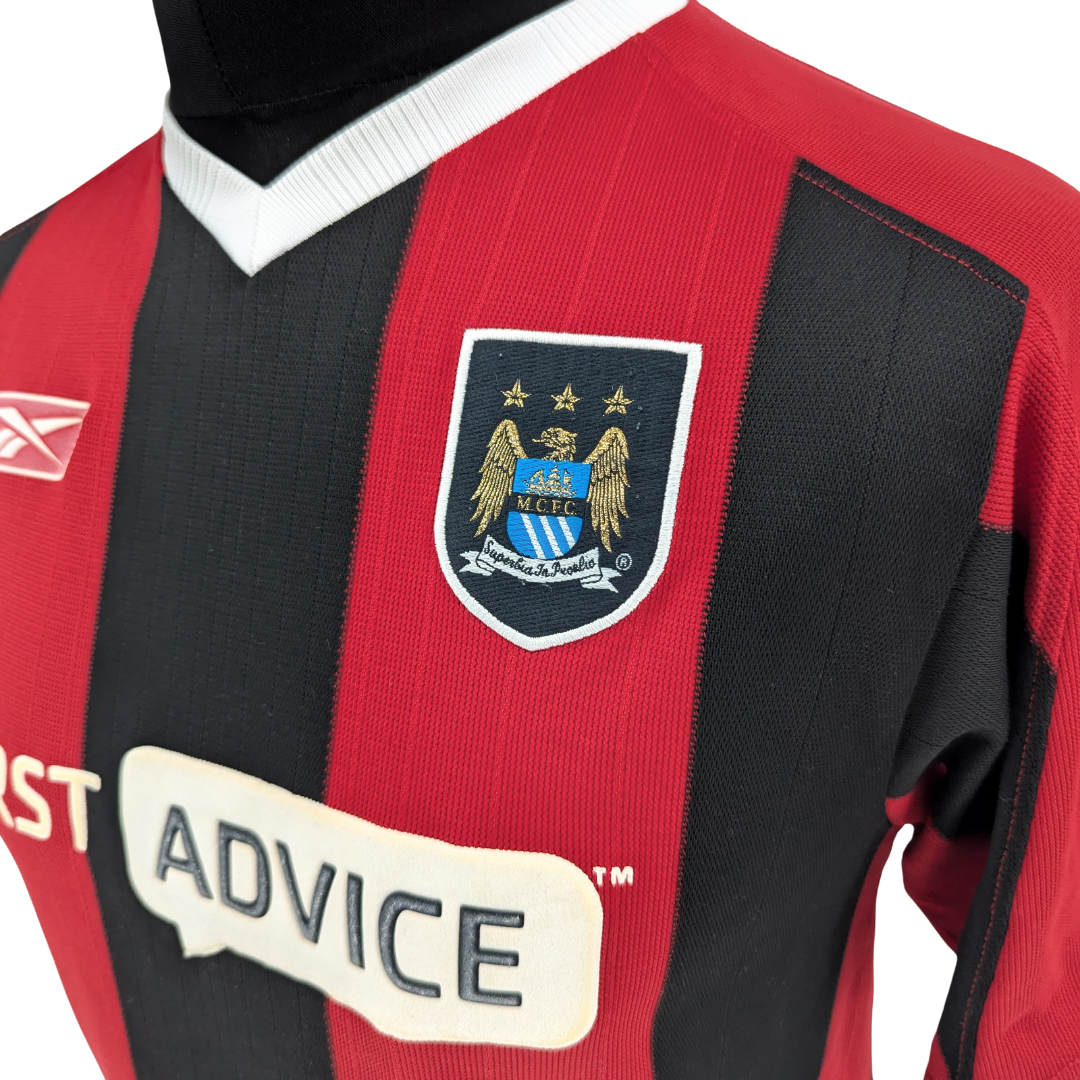 Manchester City away football shirt 2003/05 - (S)