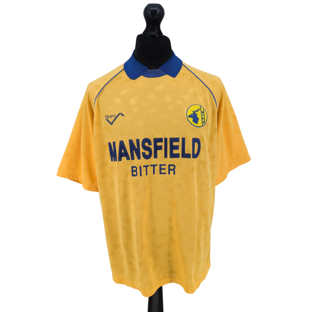 Mansfield Town home football shirt 1990/91 - (XL)
