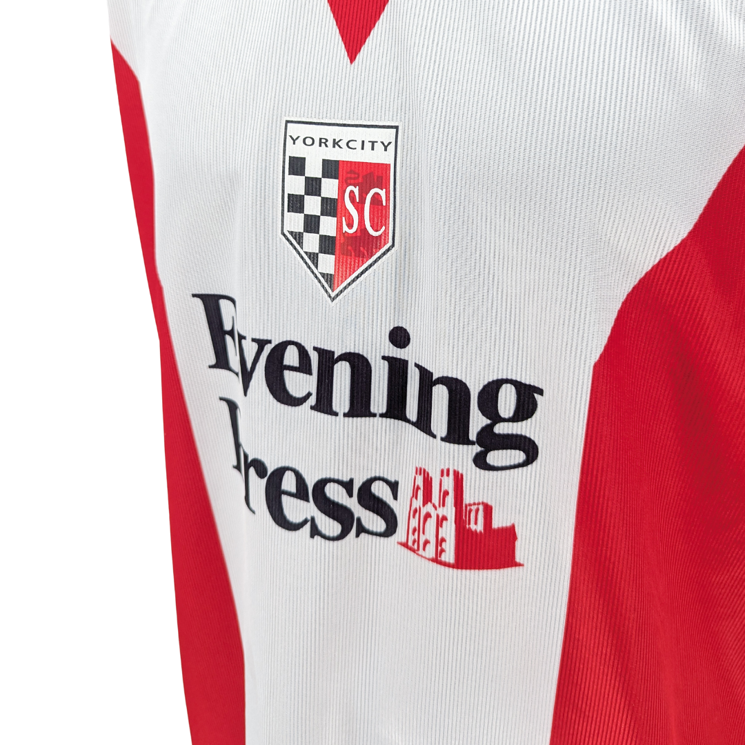 York City home football shirt 2002/03