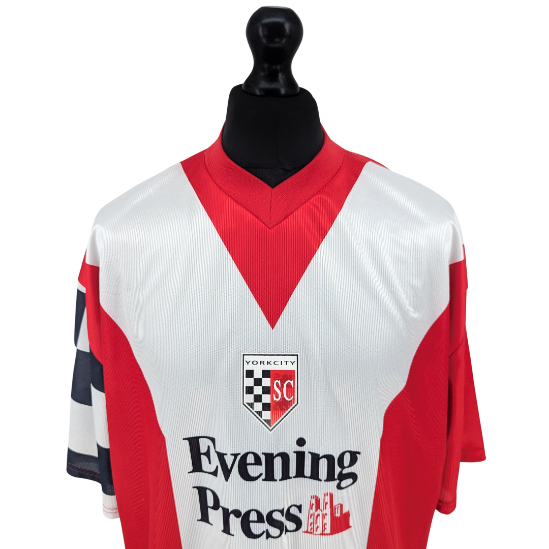 York City home football shirt 2002/03