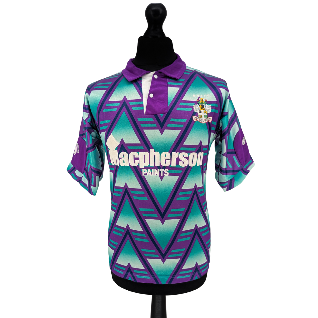 Bury away football shirt 1992/93