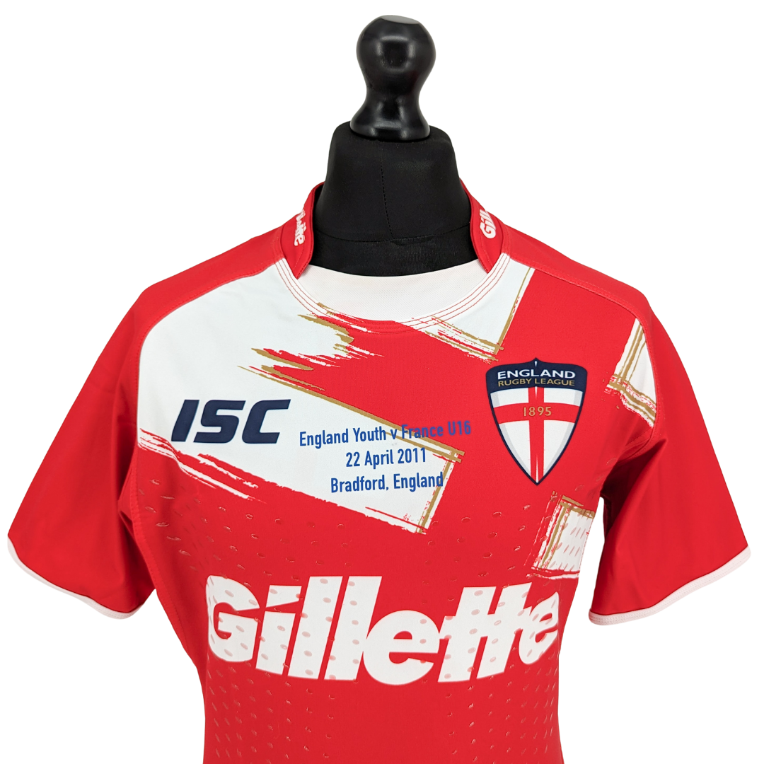 England signed away rugby shirt 2011