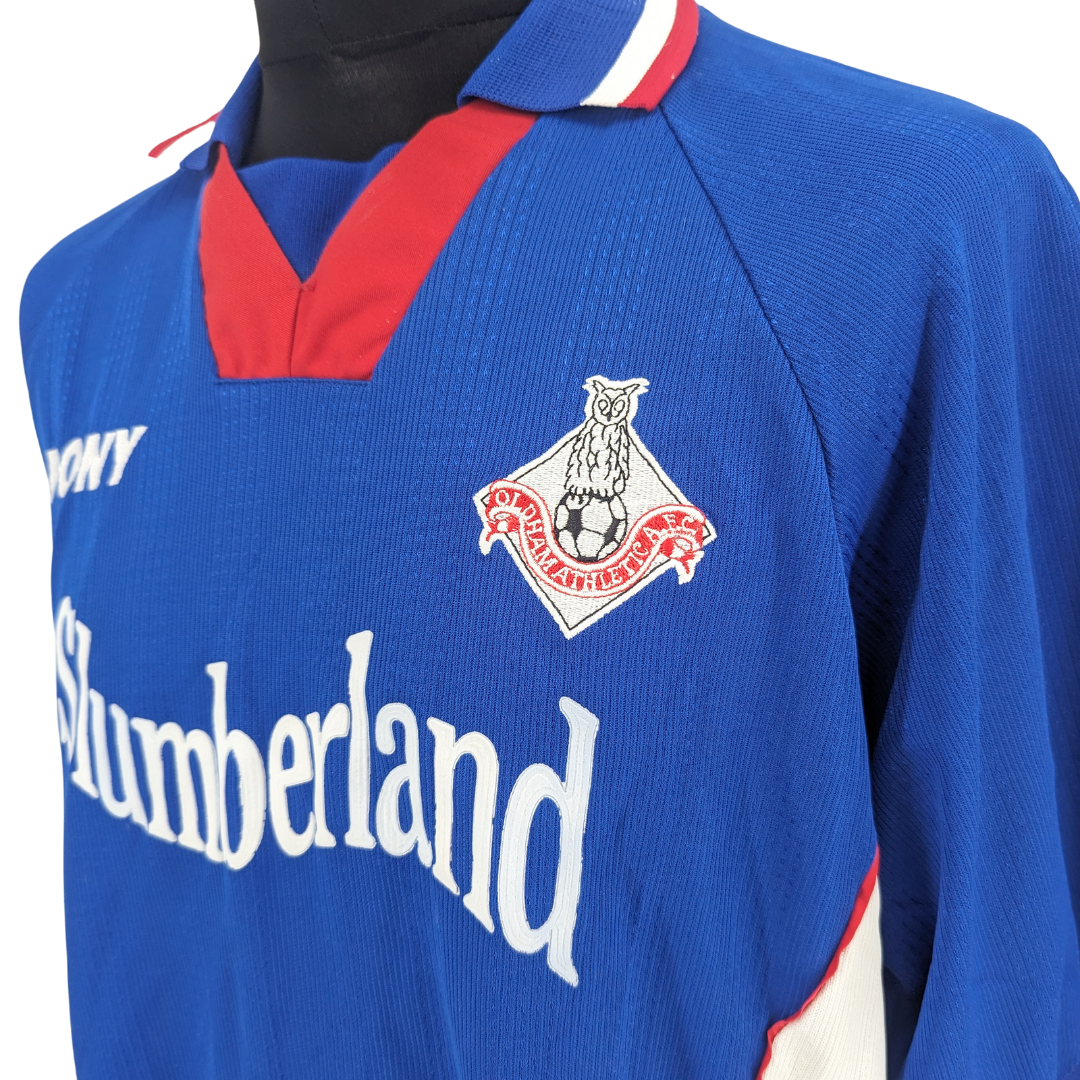 Oldham Athletic home football shirt 1998/00