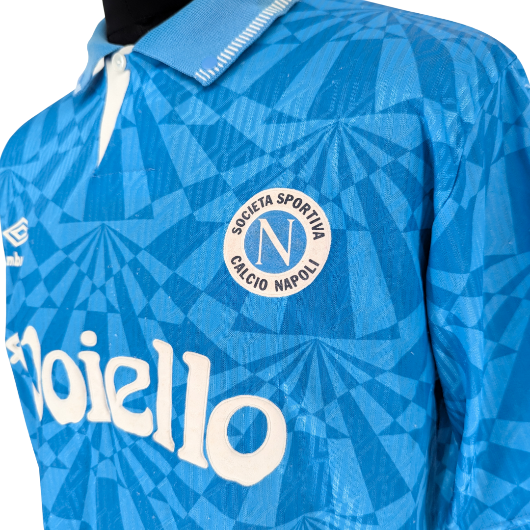 Napoli home football shirt 1991/93 - (L)