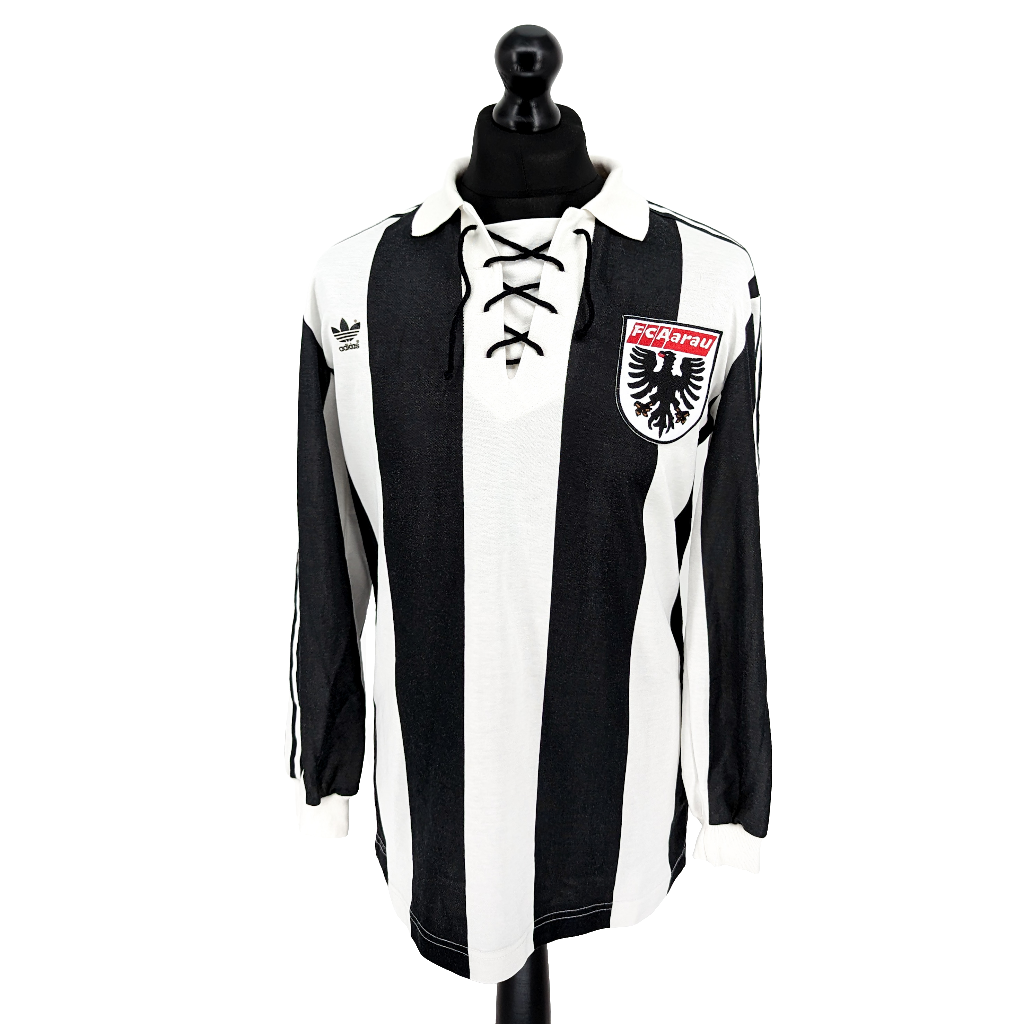 FC Aarau home football shirt 1989/90 - (XL)
