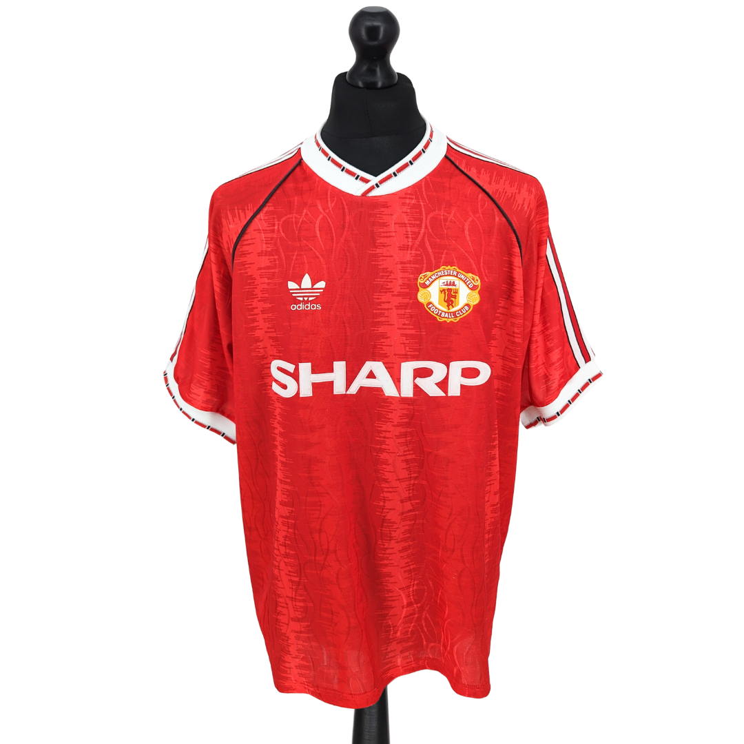 Manchester United home football shirt 1990/92