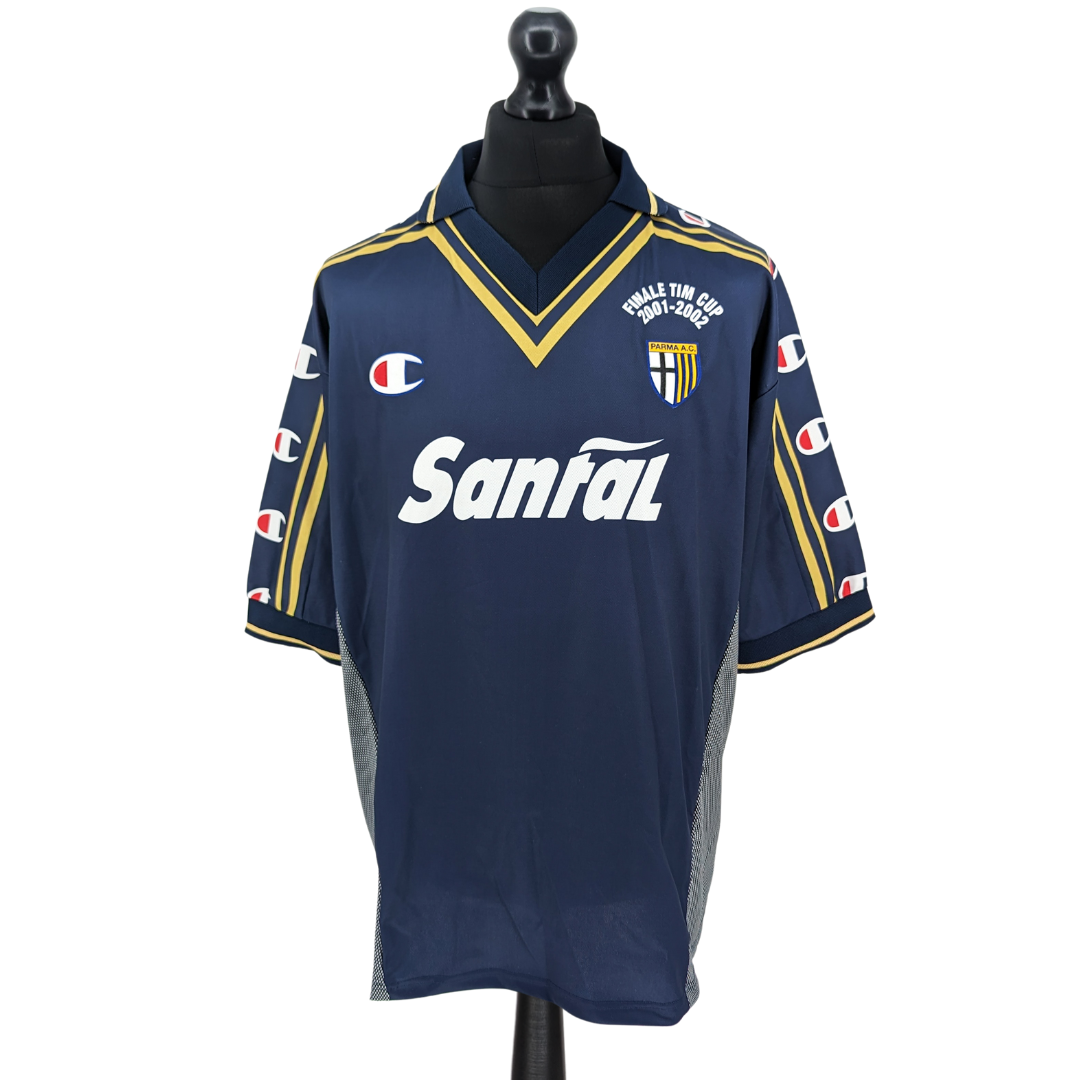 Parma signed 'Finale TIM Cup' away football shirt 2001/02